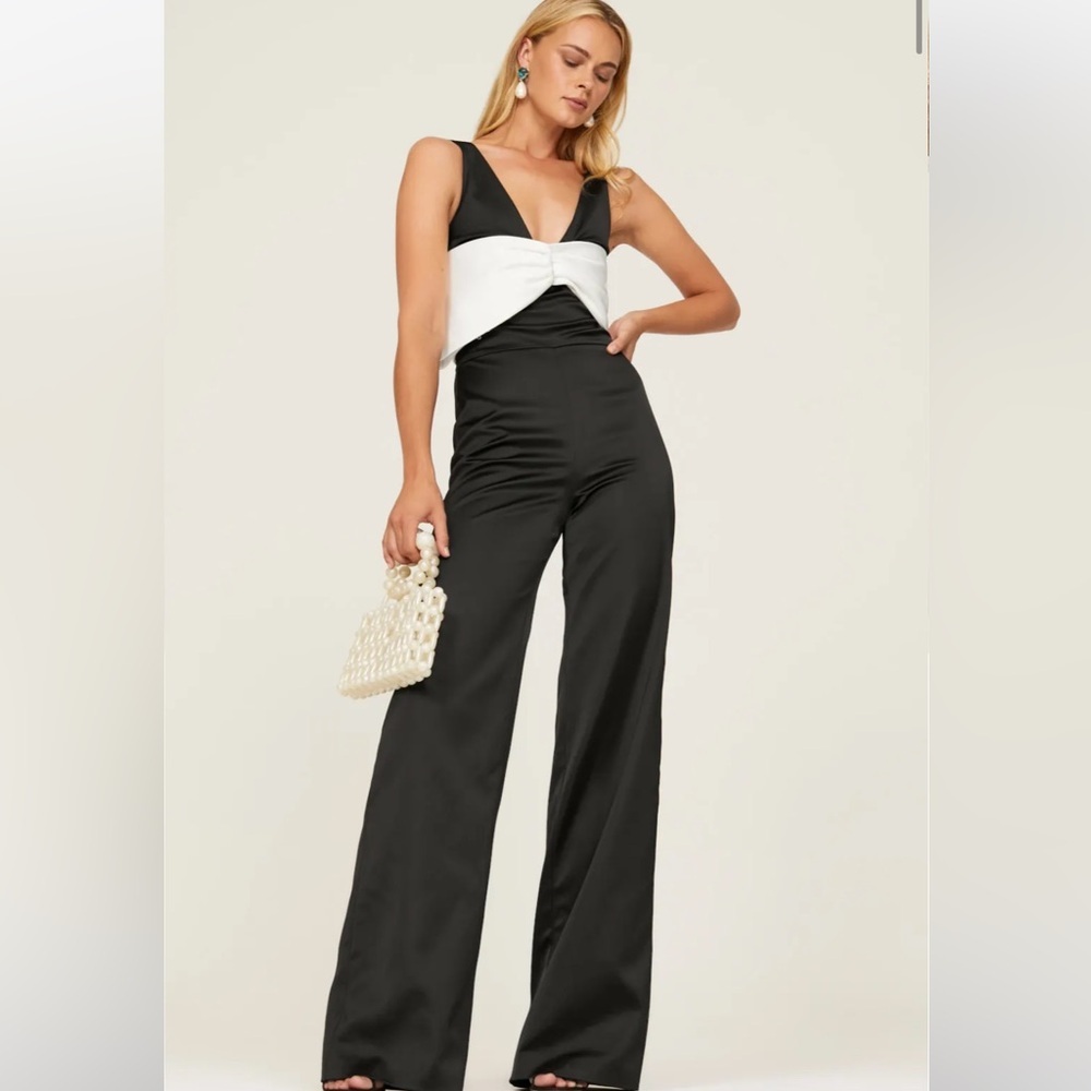 Alexis Black And White Jumpsuit